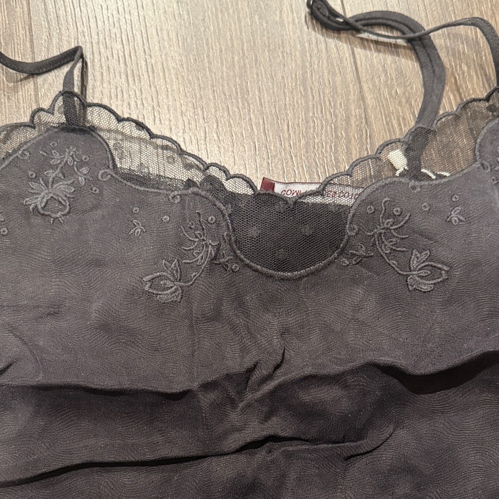 Comptoir Des Cotonniers Black Lace Detail Dress - Picture 3 of 5
